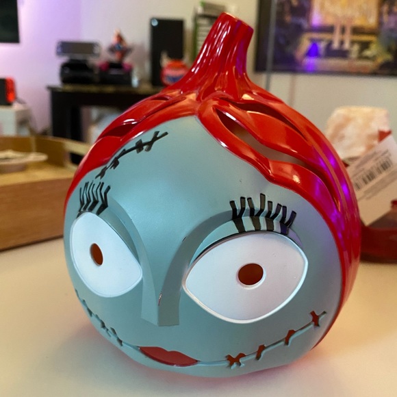 Disney Other - 2/35$ Nightmare Before Christmas Sally Light Up Pumpkin
